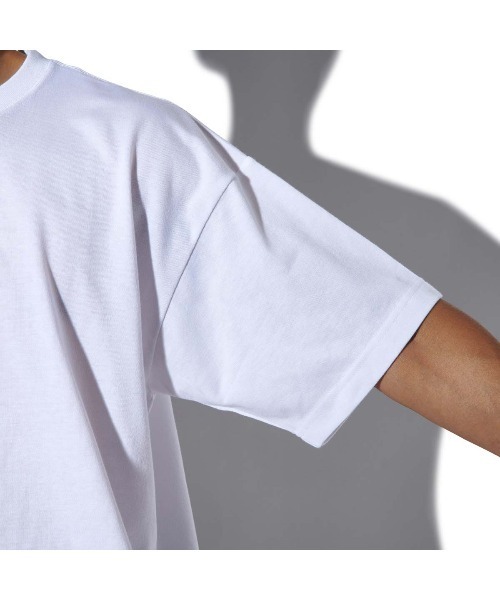 CHARI&CO（チャリアンドコー）の「CHARI&CO EMBROIDERY BOLD LOGO TEE "CTET" Tシャツ（Tシャツ/カットソー・メンズ・ホワイト/ブラック・SMALL/MEDIUM/LARGE/X-LARGE）」の12枚目の写真