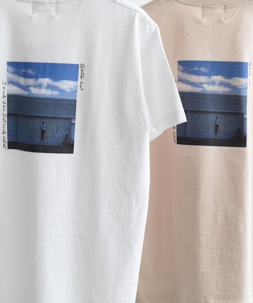 LHELBIE(レルビエ)の「転写プリント Tシャツ(Tシャツ/カットソー・レディース・ベージュ/オフホワイト・M)」の16枚目の写真