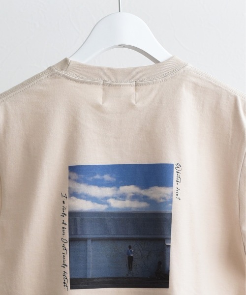 LHELBIE(レルビエ)の「転写プリント Tシャツ(Tシャツ/カットソー・レディース・ベージュ/オフホワイト・M)」の13枚目の写真