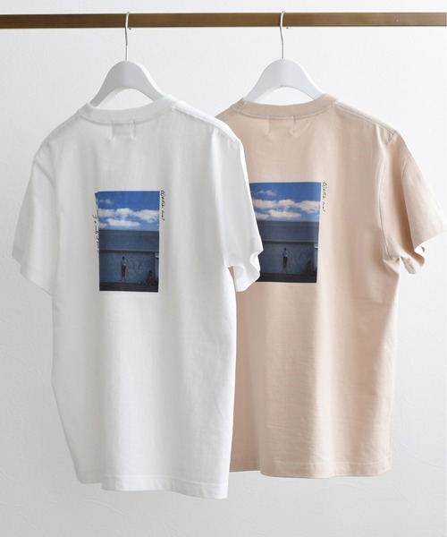 LHELBIE(レルビエ)の「転写プリント Tシャツ(Tシャツ/カットソー・レディース・ベージュ/オフホワイト・M)」の15枚目の写真