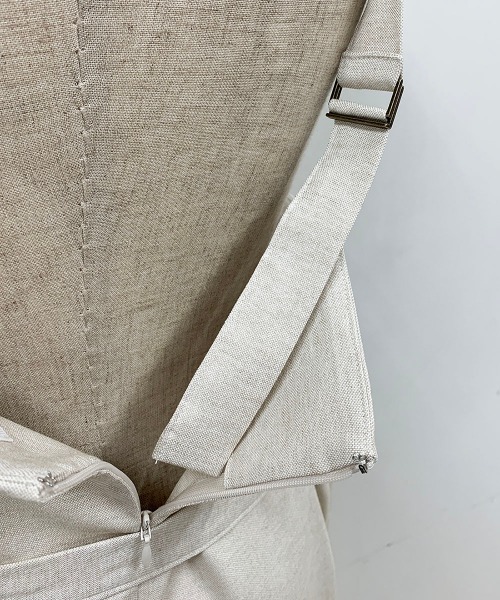 PICCIN（ピッチン）の「【日本製】リボンベルト付きサロペット（サロペット/オーバーオール・レディース・ライトグレー/ネイビー/サンドベージュ・M）」の13枚目の写真