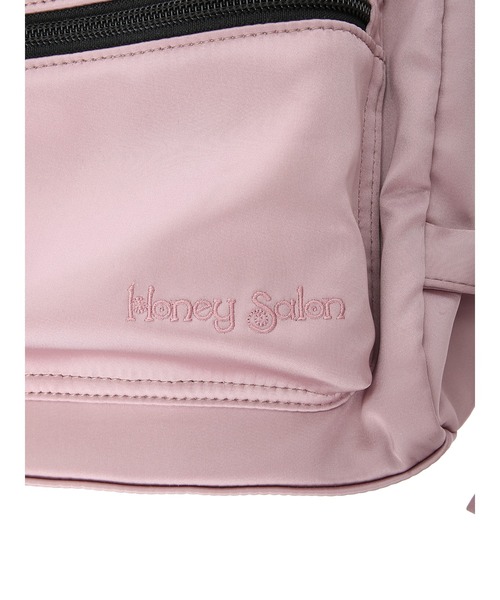 Honey Salon(ハニーサロン)の「メニーポケットベルトリュック(バックパック/リュック・レディース・ブラック/ラベンダー・FREE)」の4枚目の写真