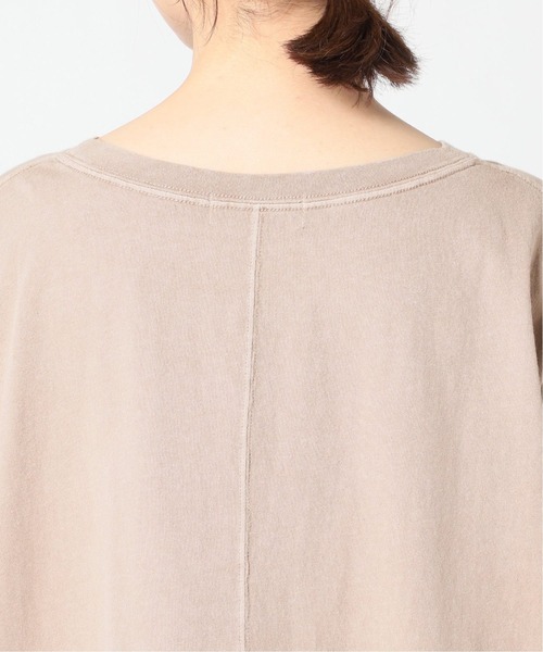 SLOBE IENA（スローブイエナ）の「ピースダイBIGTシャツ【手洗い可能】◆（Tシャツ/カットソー・レディース・ホワイト/ベージュ/グリーン系その他/グレー・FREE）」の13枚目の写真