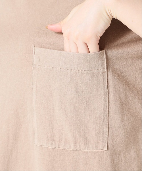 SLOBE IENA（スローブイエナ）の「ピースダイBIGTシャツ【手洗い可能】◆（Tシャツ/カットソー・レディース・ホワイト/ベージュ/グリーン系その他/グレー・FREE）」の17枚目の写真