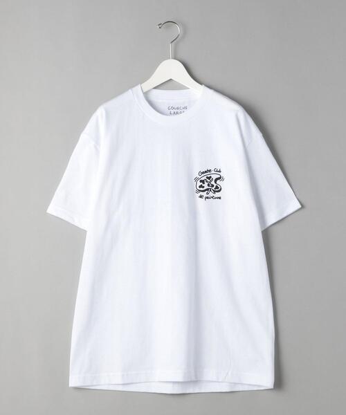 GOUACHE(ガッシュ)の「<GOUACHE> CLUB DE PEINTURE/Tシャツ(Tシャツ/カットソー・メンズ・ホワイト・MEDIUM/LARGE)」の1枚目の写真