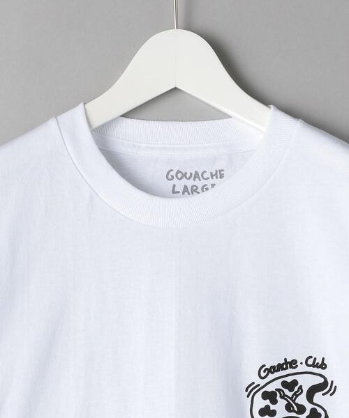 GOUACHE(ガッシュ)の「<GOUACHE> CLUB DE PEINTURE/Tシャツ(Tシャツ/カットソー・メンズ・ホワイト・MEDIUM/LARGE)」の3枚目の写真