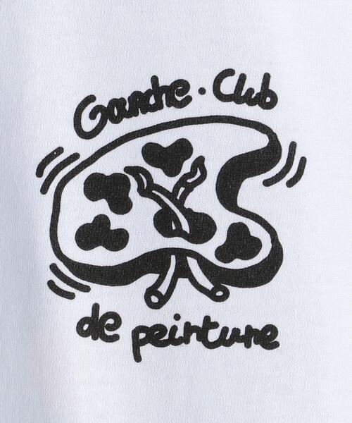 GOUACHE(ガッシュ)の「<GOUACHE> CLUB DE PEINTURE/Tシャツ(Tシャツ/カットソー・メンズ・ホワイト・MEDIUM/LARGE)」の6枚目の写真