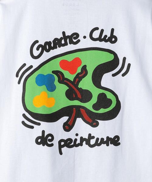 GOUACHE(ガッシュ)の「<GOUACHE> CLUB DE PEINTURE/Tシャツ(Tシャツ/カットソー・メンズ・ホワイト・MEDIUM/LARGE)」の7枚目の写真