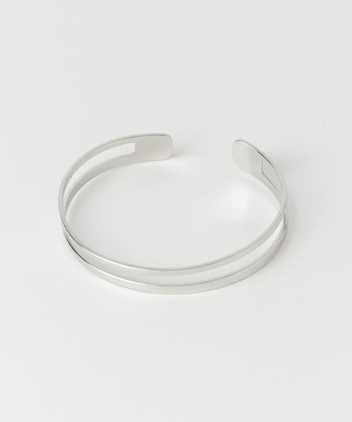 URBAN RESEARCH Sonny Label(アーバンリサーチサニーレーベル)の「ダブルメタルバングル(ブレスレット・レディース・シルバー/ゴールド・ONE)」の6枚目の写真