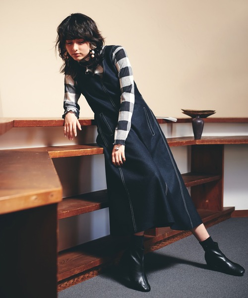 LAYMEE(レイミー)の「Kalmia boots / カルミアブーツ(ブーツ・レディース・ブラック/ベージュ・S/M/L)」の20枚目の写真