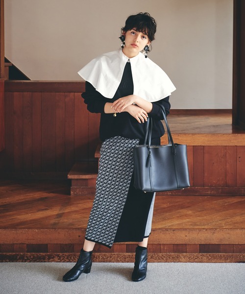 LAYMEE(レイミー)の「Kalmia boots / カルミアブーツ(ブーツ・レディース・ブラック/ベージュ・S/M/L)」の10枚目の写真