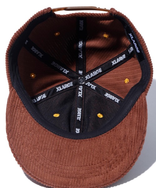 XLARGE(エクストララージ)の「CORDUROY 6PANEL CAP(キャップ・メンズ・ネイビー/ブラウン/ブラック・ONE SIZE)」の9枚目の写真