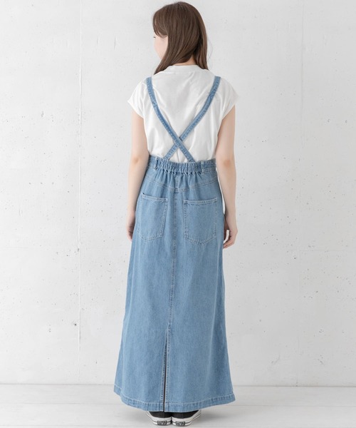 新品タグ付きアーバンリサーチ　サスペンダー付きスカート URBAN RESEARCH Sonny Label スカート 「WEB/一部店舗限定