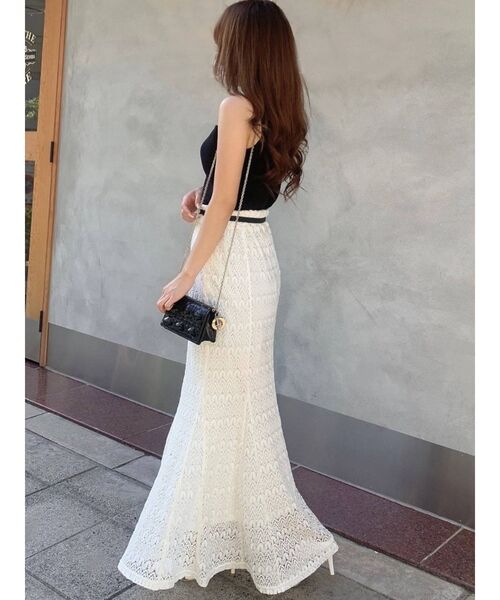 RESEXXY(リゼクシー)の「オープンワークマーメイドスカート(スカート・レディース・ブラック/ブラウン/アイボリー/ラベンダー・FREE)」の11枚目の写真