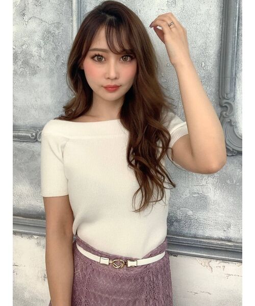 RESEXXY(リゼクシー)の「オープンワークマーメイドスカート(スカート・レディース・ブラック/ブラウン/アイボリー/ラベンダー・FREE)」の8枚目の写真