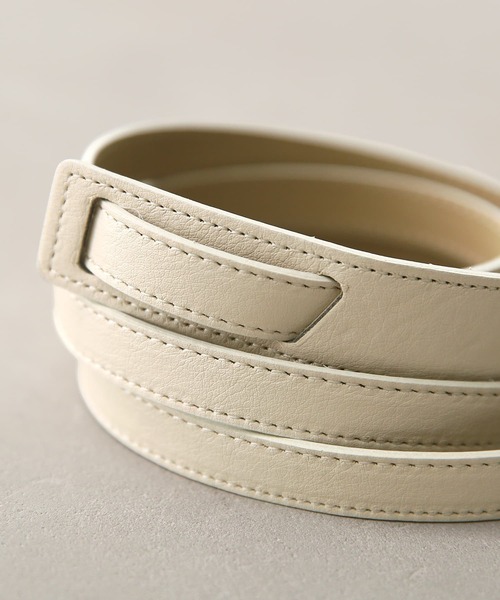 osharewalker（オシャレウォーカー）の「『ノンバックルファッションベルト』（ベルト・レディース・ブラック/キャメル/アイボリー・FREE）」の12枚目の写真