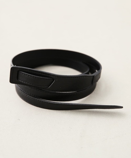 osharewalker（オシャレウォーカー）の「『ノンバックルファッションベルト』（ベルト・レディース・ブラック/キャメル/アイボリー・FREE）」の20枚目の写真