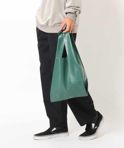 anello（アネロ）の「◆anello/アネロ ALTON レザータッチ トートバッグ（エコバッグ/サブバッグ・メンズ・ライトブルー/ブラウン系/ダークグレー/キャメル/ネイビー/ブラック/ピンク系/シルバー/ピンク系その他/グリーン・99）」の17枚目の写真