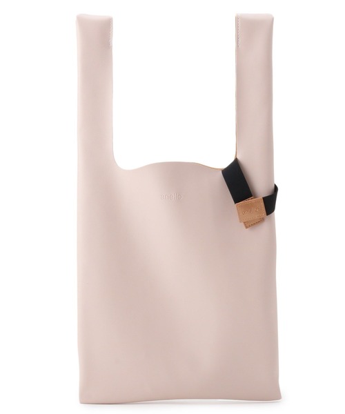 anello（アネロ）の「◆anello/アネロ ALTON レザータッチ トートバッグ（エコバッグ/サブバッグ・メンズ・ライトブルー/ブラウン系/ダークグレー/キャメル/ネイビー/ブラック/ピンク系/シルバー/ピンク系その他/グリーン・99）」の9枚目の写真