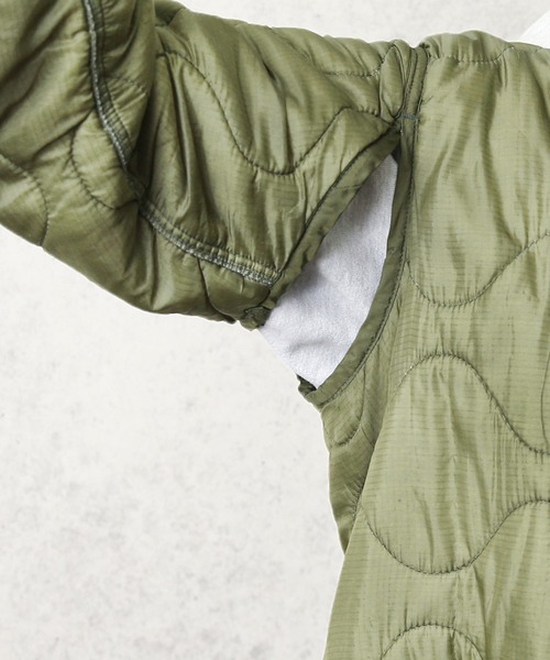 MILITARY(ミリタリー)の「実物 新品 米軍M-65フィールドジャケット用ライナー【ボタン無し】(テーラードジャケット・メンズ・オリーブ・S/M)」の10枚目の写真