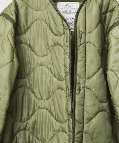 MILITARY(ミリタリー)の「実物 新品 米軍M-65フィールドジャケット用ライナー【ボタン無し】(テーラードジャケット・メンズ・オリーブ・S/M)」の12枚目の写真