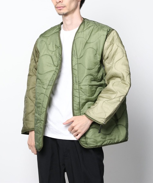 MILITARY(ミリタリー)の「実物 新品 米軍M-65フィールドジャケット用ライナー【ボタン無し】(テーラードジャケット・メンズ・オリーブ・S/M)」の15枚目の写真