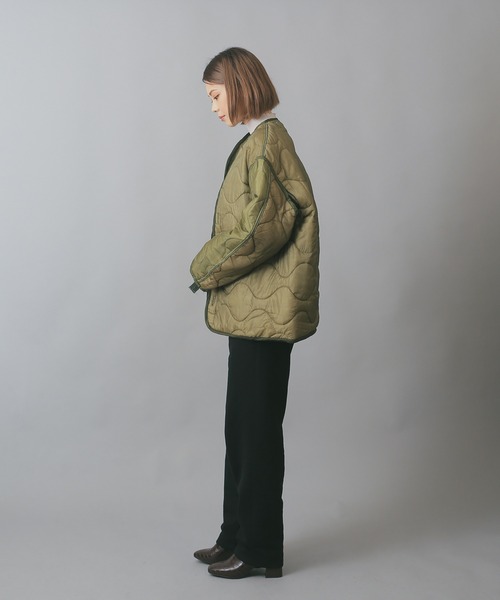 MILITARY(ミリタリー)の「実物 新品 米軍M-65フィールドジャケット用ライナー【ボタン無し】(テーラードジャケット・メンズ・オリーブ・S/M)」の17枚目の写真