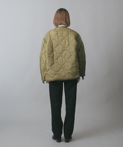 MILITARY(ミリタリー)の「実物 新品 米軍M-65フィールドジャケット用ライナー【ボタン無し】(テーラードジャケット・メンズ・オリーブ・S/M)」の18枚目の写真