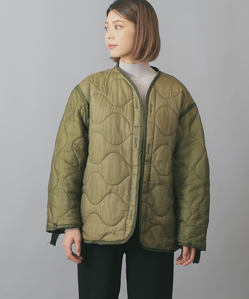 MILITARY(ミリタリー)の「実物 新品 米軍M-65フィールドジャケット用ライナー【ボタン無し】(テーラードジャケット・メンズ・オリーブ・S/M)」の20枚目の写真