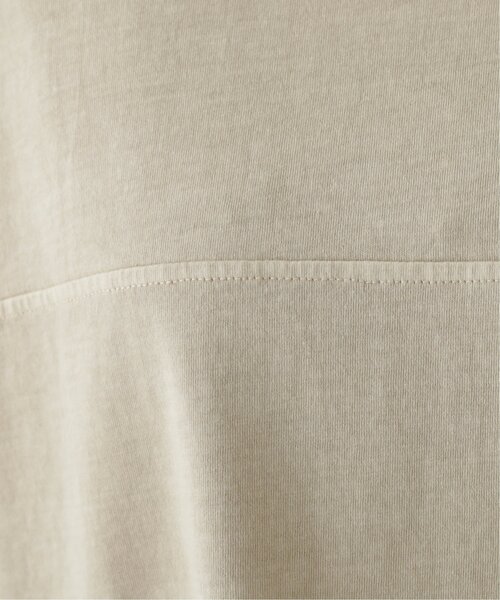 RAY CASSIN（レイカズン）の「フレンチスリーブピグメント切替Tシャツ（Tシャツ/カットソー・レディース・ブラック/ベージュ/パープル/オフホワイト/ブルー・FREE）」の19枚目の写真