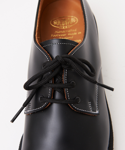 SOLOVAIR（ソロヴェアー）の「【SOLOVAIR / ソロヴェアー 別注】ハイシャイン 3ホール プレーントゥシューズ（その他シューズ・メンズ・ブラック・8/8.5/6.5/7/7.5）」の13枚目の写真