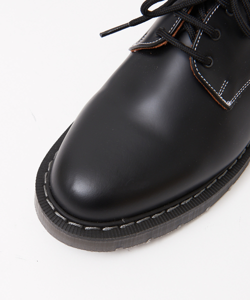 SOLOVAIR（ソロヴェアー）の「【SOLOVAIR / ソロヴェアー 別注】ハイシャイン 3ホール プレーントゥシューズ（その他シューズ・メンズ・ブラック・8/8.5/6.5/7/7.5）」の15枚目の写真