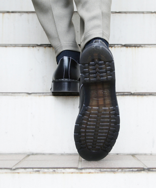 SOLOVAIR（ソロヴェアー）の「【SOLOVAIR / ソロヴェアー 別注】ハイシャイン 3ホール プレーントゥシューズ（その他シューズ・メンズ・ブラック・8/8.5/6.5/7/7.5）」の16枚目の写真