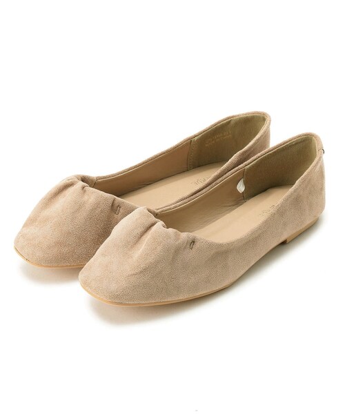 SHOO・LA・RUE(シューラルー)の「◆◆【制菌・消臭】ギャザーやわらかパンプス(パンプス・レディース・カーキ/ブラック/ベージュ系7/サンドベージュ・30/35/50/25/40/45)」の3枚目の写真