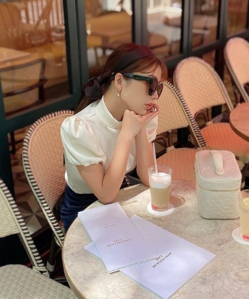 EIMY ISTOIRE(エイミーイストワール)の「Back Ribbon Cachucha(カチューシャ・レディース・ブラック/ベージュ・FREE)」の7枚目の写真