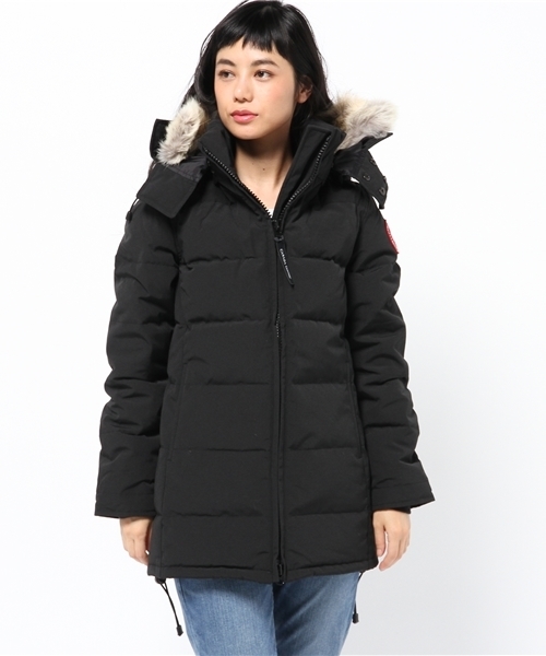 BEAUTY&YOUTH UNITED ARROWS（ビューティーアンドユースユナイテッドアローズ）の「BYBC CANADA GOOSE BELLEVILLE ダウンジャケット◆（ダウンジャケット/コート・レディース・ブラック/ベージュ/オリーブ・MEDIUM/SMALL）」の4枚目の写真