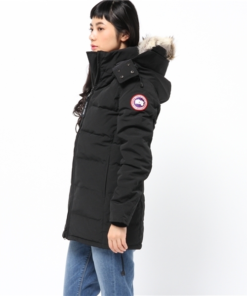 BEAUTY&YOUTH UNITED ARROWS（ビューティーアンドユースユナイテッドアローズ）の「BYBC CANADA GOOSE BELLEVILLE ダウンジャケット◆（ダウンジャケット/コート・レディース・ブラック/ベージュ/オリーブ・MEDIUM/SMALL）」の5枚目の写真
