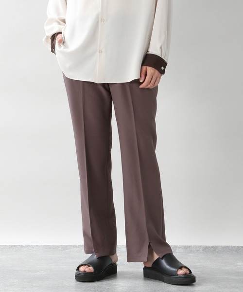 RAGEBLUE（レイジブルー）の「センタープレス/PEスソスリットフレアパンツ/957081（スラックス・メンズ・ブラック/ベージュ系その他2・MEDIUM/LARGE）」の17枚目の写真