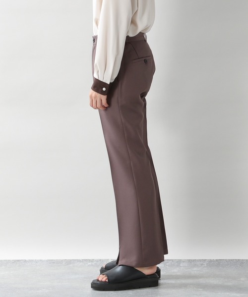 RAGEBLUE（レイジブルー）の「センタープレス/PEスソスリットフレアパンツ/957081（スラックス・メンズ・ブラック/ベージュ系その他2・MEDIUM/LARGE）」の13枚目の写真