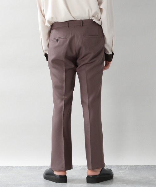 RAGEBLUE（レイジブルー）の「センタープレス/PEスソスリットフレアパンツ/957081（スラックス・メンズ・ブラック/ベージュ系その他2・MEDIUM/LARGE）」の11枚目の写真