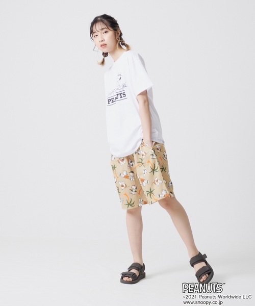 PEANUTS(ピーナッツ)の「【PEANUTS/ピーナッツ】 ミニ裏毛総柄ショーツ(その他パンツ・メンズ・その他1/その他2・MEDIUM/LARGE/X-LARGE)」の8枚目の写真