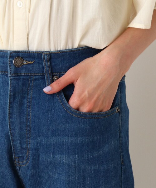 SHOO・LA・RUE（シューラルー）の「◆【S-LL/股下長め/3Dスキャン】スラウチーテーパードパンツ（その他パンツ・レディース・オリーブ/ベージュ/ダークネイビー/ブルー・03/02/04/01）」の8枚目の写真