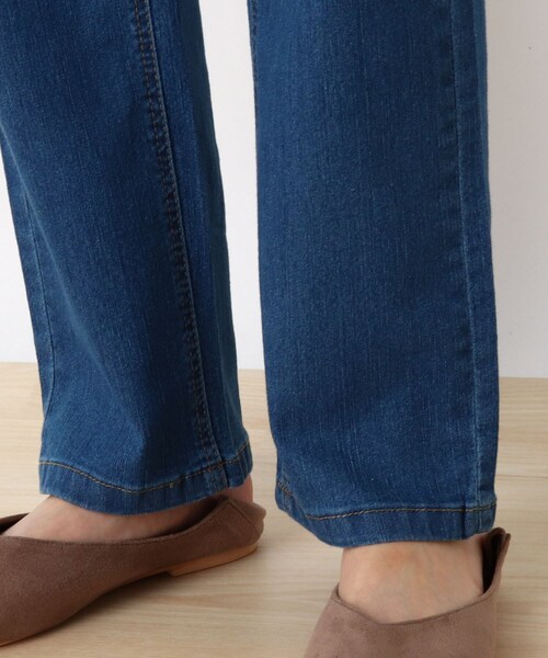 SHOO・LA・RUE（シューラルー）の「◆【S-LL/股下長め/3Dスキャン】スラウチーテーパードパンツ（その他パンツ・レディース・オリーブ/ベージュ/ダークネイビー/ブルー・03/02/04/01）」の10枚目の写真