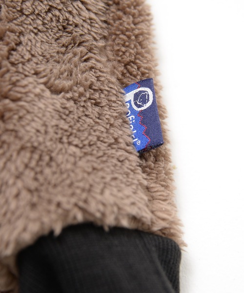 PEN FIELD（ペンフィールド）の「【Penfield/ペンフィールド】ワンポイント ワッペン刺繍 ビックシルエット 配色切替 ファーフリース パーカー（パーカー・メンズ・ブラック/マルチ・LL/M/L）」の13枚目の写真