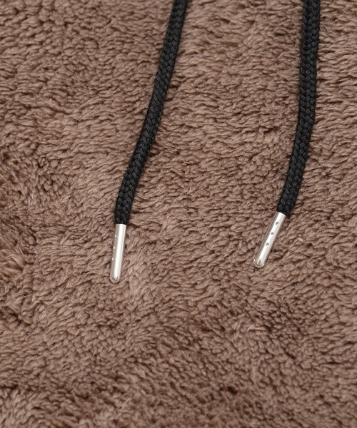 PEN FIELD（ペンフィールド）の「【Penfield/ペンフィールド】ワンポイント ワッペン刺繍 ビックシルエット 配色切替 ファーフリース パーカー（パーカー・メンズ・ブラック/マルチ・LL/M/L）」の10枚目の写真