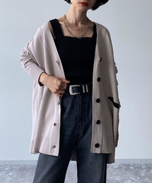 PAGEBOY | WフェイスVネックBIGカーディガン(ニット/セーター)