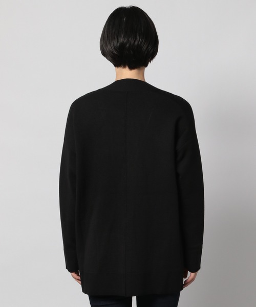 PAGEBOY（ページボーイ）の「WフェイスVネックBIGカーディガン（ニット/セーター・レディース・オフホワイト/ブラック/ブラウン系その他/グレイッシュベージュ・FREE）」の20枚目の写真