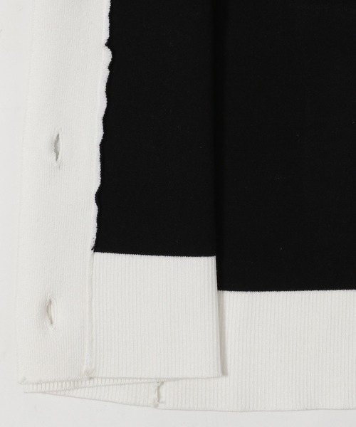 PAGEBOY（ページボーイ）の「WフェイスVネックBIGカーディガン（ニット/セーター・レディース・オフホワイト/ブラック/ブラウン系その他/グレイッシュベージュ・FREE）」の16枚目の写真