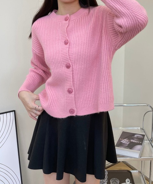 MAISON DE THERESE(メゾン ド テレーズ)の「長袖ニットセーター(ニット/セーター・レディース・ピンク/パープル/ホワイト・M)」の8枚目の写真