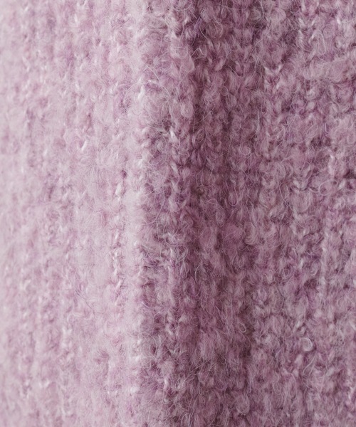 natural couture(ナチュラルクチュール)の「ふんわりMIXニットナロースカート(スカート・レディース・オフホワイト/ラベンダー/チャコール・FREE)」の13枚目の写真